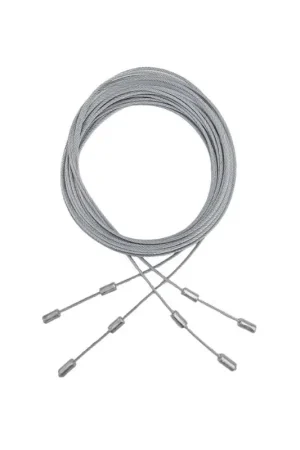 Offre Du Jour Paire de câbles pour porte sectionnelle Aludoor à ressorts de traction