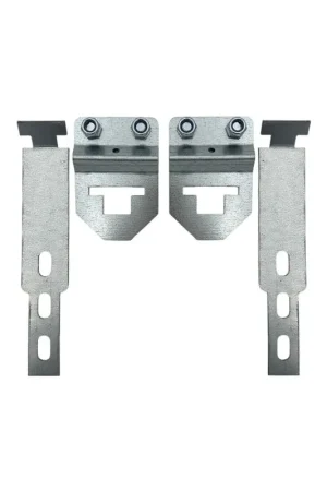 Certifié Paire d‘accroches ressorts 3 trous avec triangles pour porte basculante