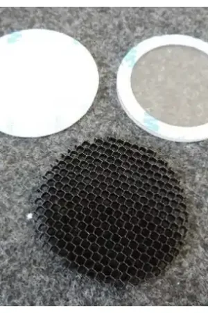 Achat Immédiat Kit 3 diffuseurs optique Ø 50mm Nid d‘abeille, transparent et opaque pour Spot encastré SEET EUROPOLE 2598