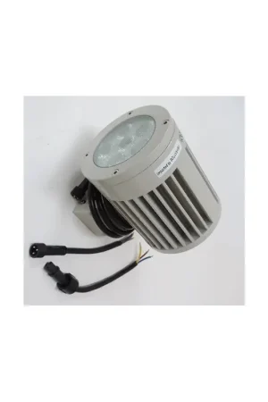 Achat Immédiat Applique murale exterieure LED 15W alu gris 6000K 907lm 133x100x125mm alim 230V 45° IP66