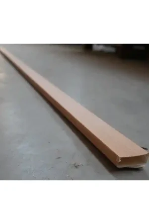 Moulure 40x16mm finition bois Hetre (au mètre) avec couvercle fixation adhesive Prix Promo