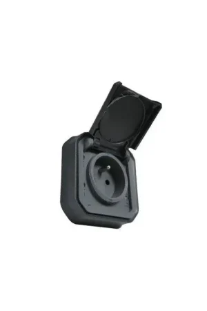 Certifié Plexo Prise de courant 2P+T encastré Anthracite - 069860L