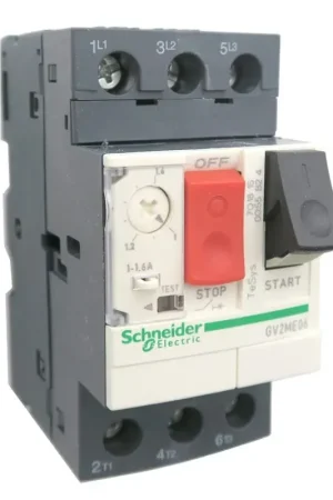 Achat Immédiat SCHNEIDER GV2ME06 - disj. moteur, 3P, 3d, déclencheur magnéto-thermique