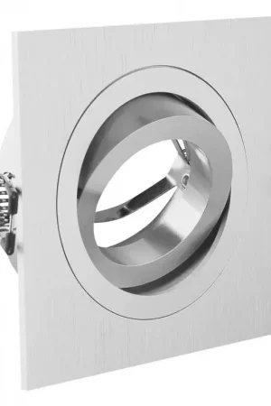 Spot Morena Carré simple Alu Orientable 90x90mm - GTV OP-OPRKW1-80 Meilleure Vente