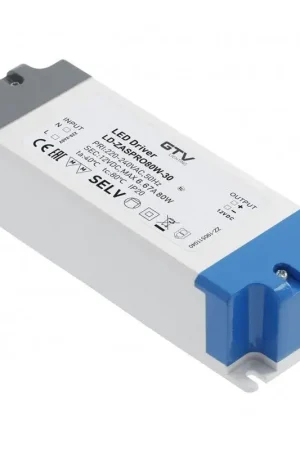 Transformateur LED - Driver 80W 12V DC - GTV Quantité Limitée