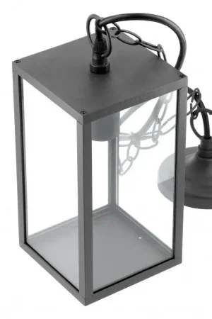 Super Prix Lampe de jardin suspendue VENTANA E27 20W IP54 noir - GTV OS-VENTANAH-00