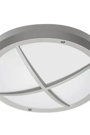 Promotion Hublot rond Silver avec grille 2x20W - GTV OSPSLX2E2780