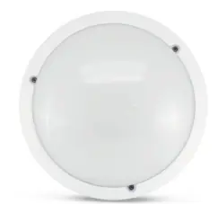 Vente Directe Rondo hublot LED cct Miidex diamètre 300mm détecteur RF 15w blanc IP65