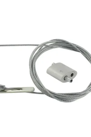 Achat Immédiat Kit 3m. filin 1.5mm avec butée simple +1 verrou pm