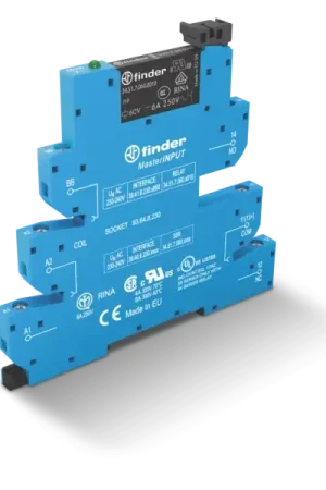 Interface mod a relais electromeca masterinput u=110…125vac/dc 1rt 6a bornes a cages agni+5µau (394101255060) Quantité Limitée