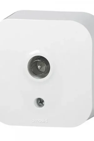 Prise TV Arnould Profil Eco simple saillie - Blanc Certifié
