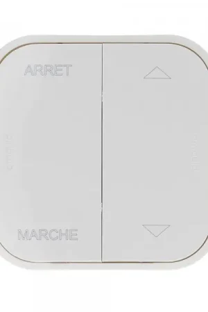 Nouveauté Interrupteur individuel de volets roulants Arnould Profil éco saillie - Blanc
