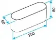Achat Immédiat Aldes minigaine 60x200 - raccord mâle