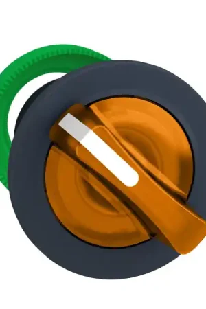 Harmony xb5 - tête bout tourn lumin led - 2 posit fix - à manette - Ø22 - orange Meilleur Prix