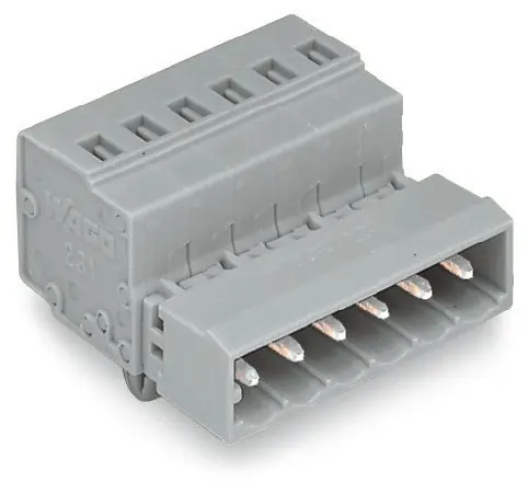 Vente Flash Connecteur mâle rtc av. pied fix. 5,00 mm