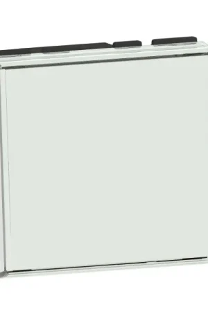 Mosaic poussoir porte etiquette 6a 2 modules composable blanc Offre Exclusive
