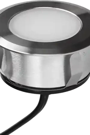 Kit 3 spots patio v2 encast. 3.8w/3000k/3*25lm/ø69/inox Satisfait Ou Remboursé