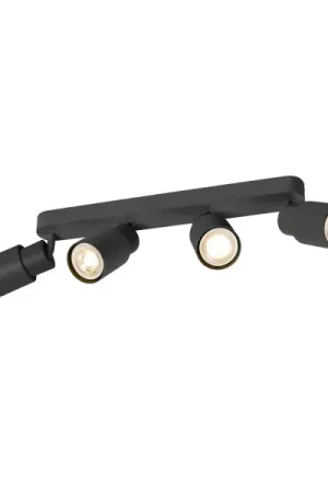 Achat Immédiat Puri 2.0 tube, plafonnier et applique en saillie, long, 4x max. 6 w gu10, noir