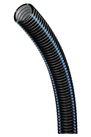 Bte etanche deriv 170x120x40- noir bandes bleues pour protèger les réseaux d‘eau Expédié Aujourd'hui