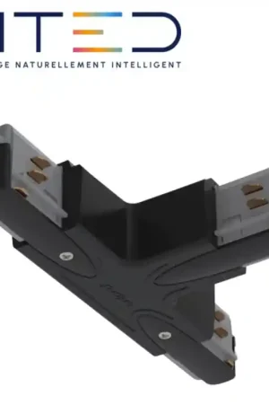 Jonction en T UNIPRO pour rail 3 allumages Produit De Marque