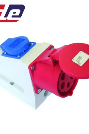 Base combo avec socle de prise Schuko 3P+N+T 16A 380V étanche IP44 Super Prix